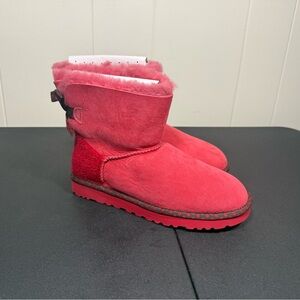 Ugg Australia 1005079 Mini Bailey Bow 78 Collection Polka Dot Boots